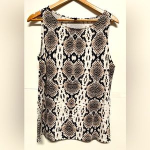 Talbots snakeskin print